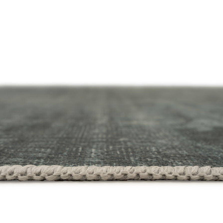 Distressed Outdoor Rug Vintage Distressed Green Washable Area Rug - Cleo | Living Room Rugs ...