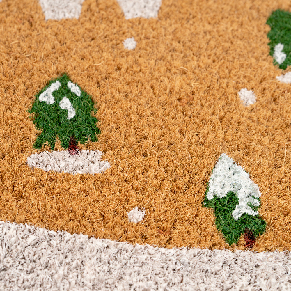 Snow Alpine Coir Doormat
