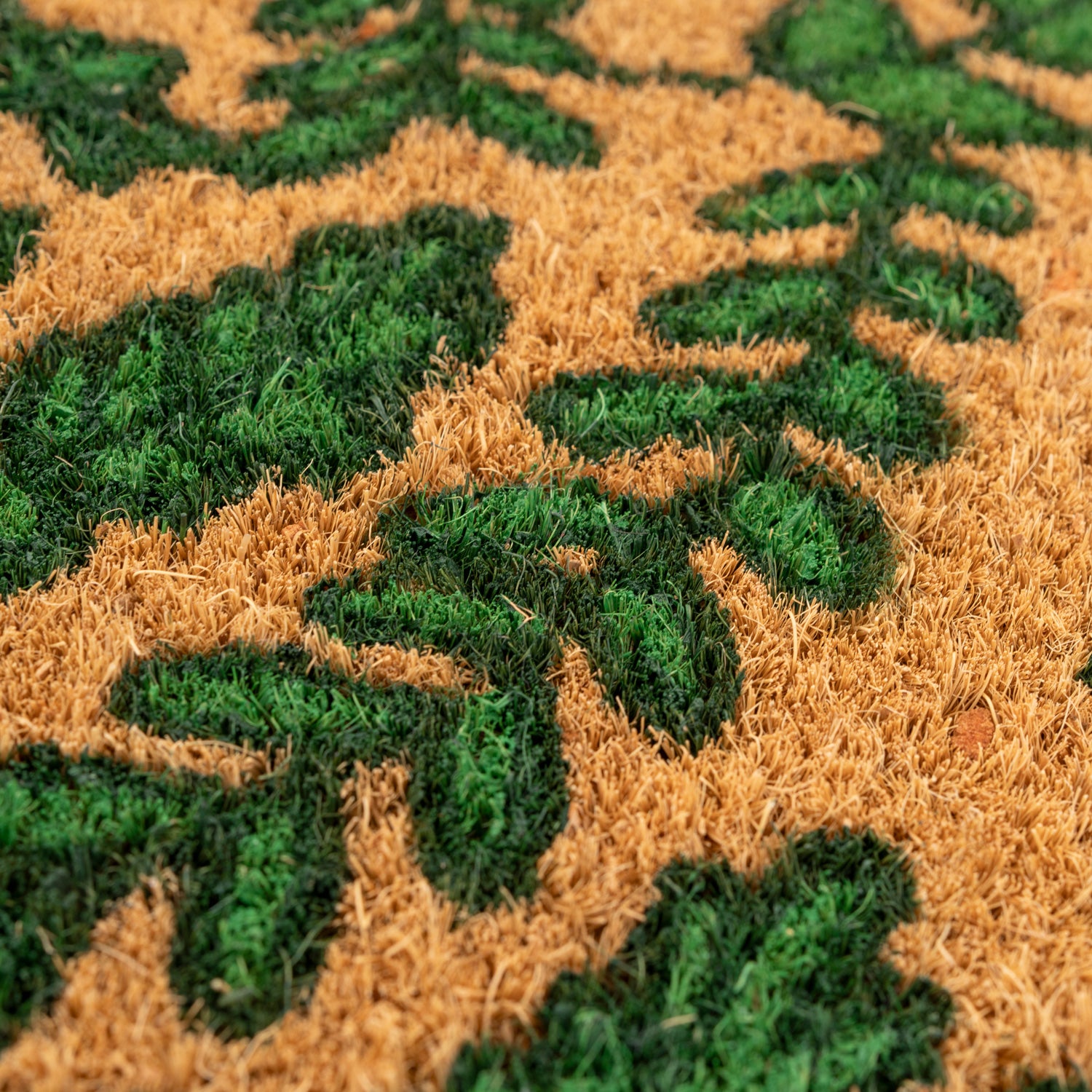 Green Bramble Coir Doormat