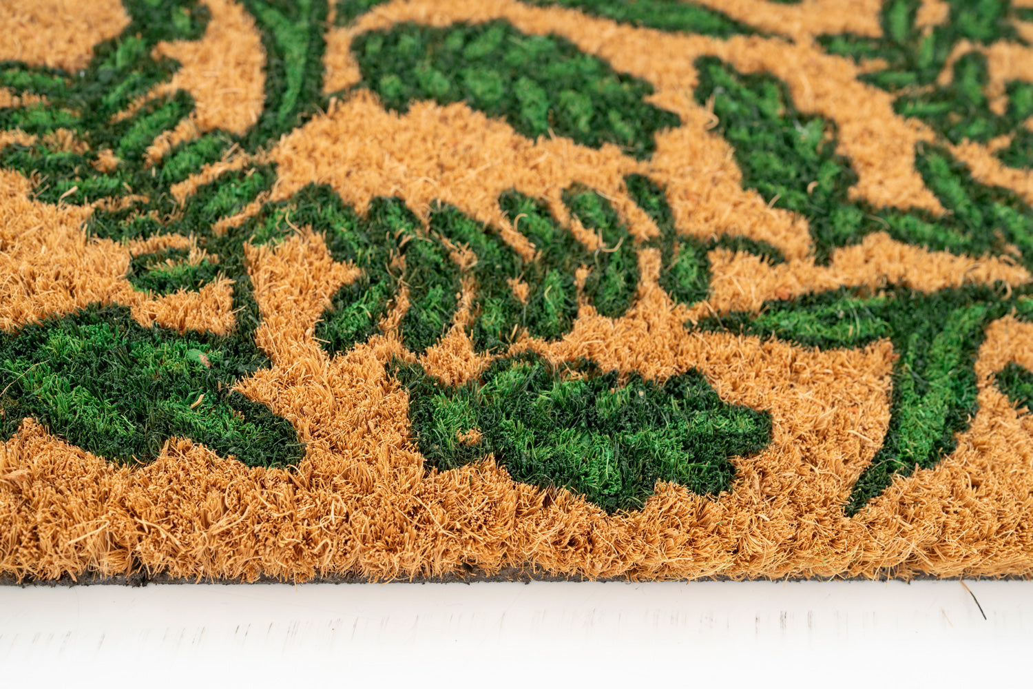 Green Bramble Coir Doormat
