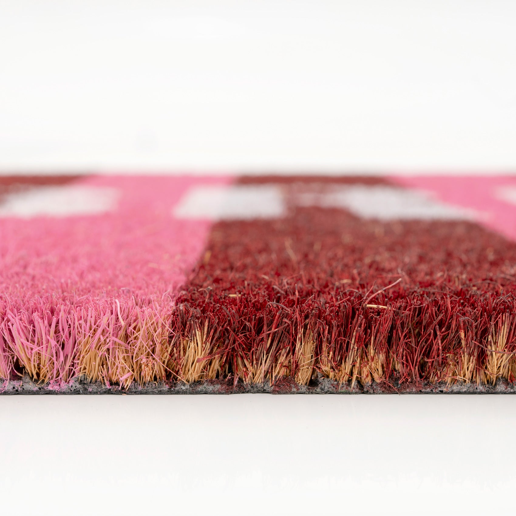 Pink Bright Coir Doormat