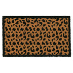 Leopard Print Coir Doormat