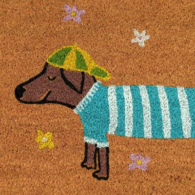 Spring Dog Coir Doormat