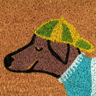 Spring Dog Coir Doormat