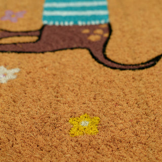 Spring Dog Coir Doormat