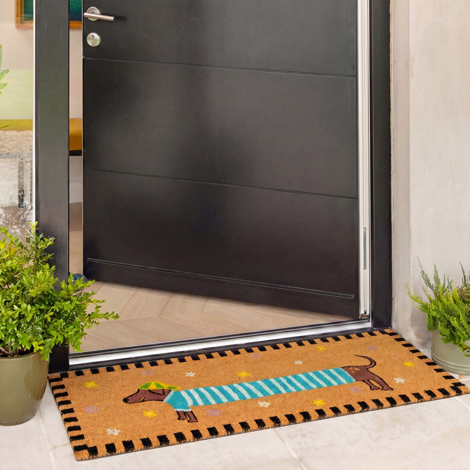 Spring Dog Coir Doormat