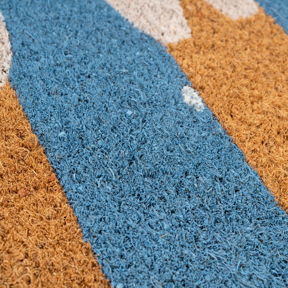 Let It Snow Coir Doormat