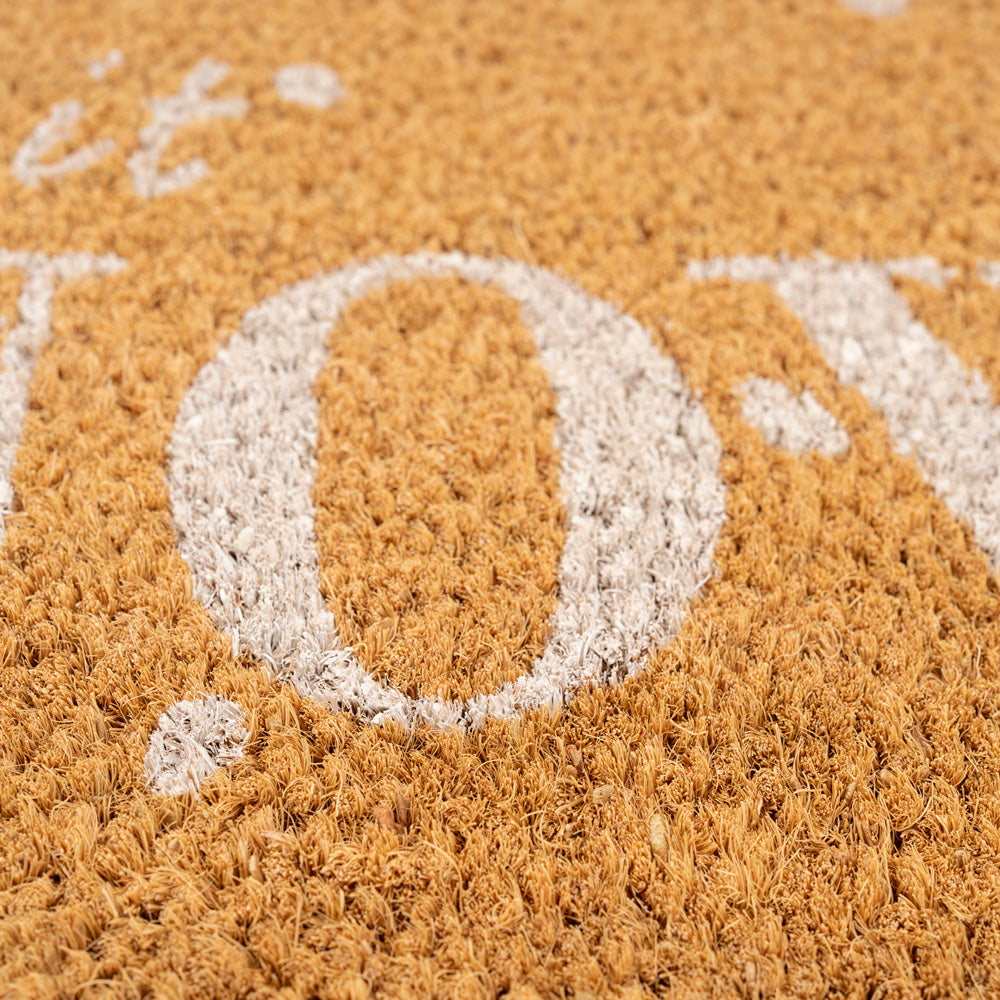 Winter Bunny Coir Doormat