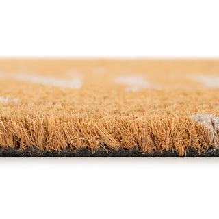 Winter Bunny Coir Doormat