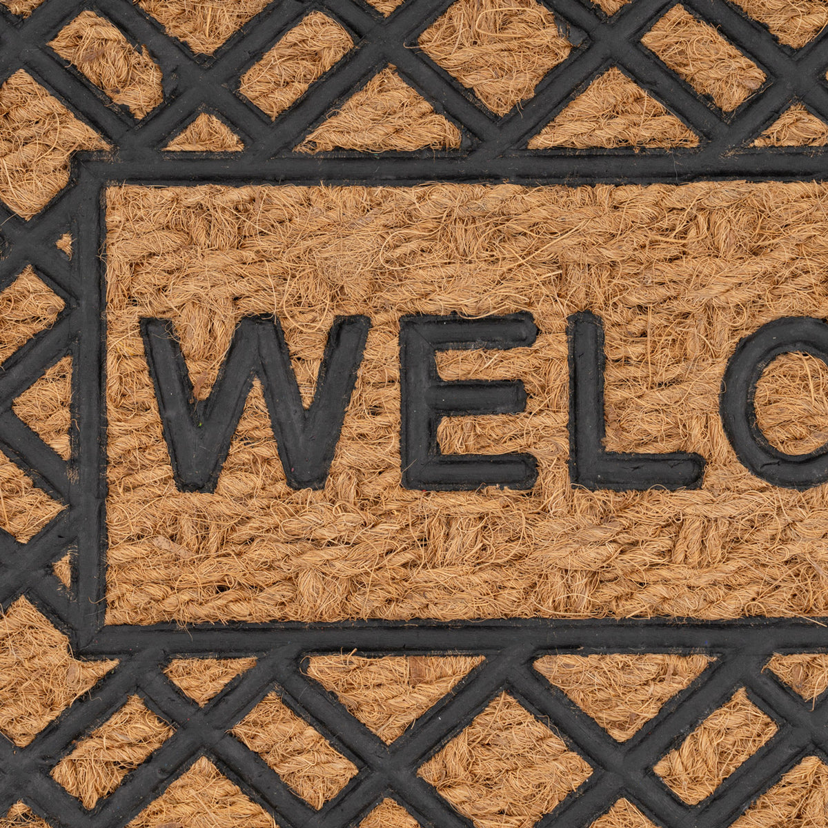 Welcome Coir Rubber Doormat