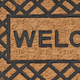 Welcome Coir Rubber Doormat