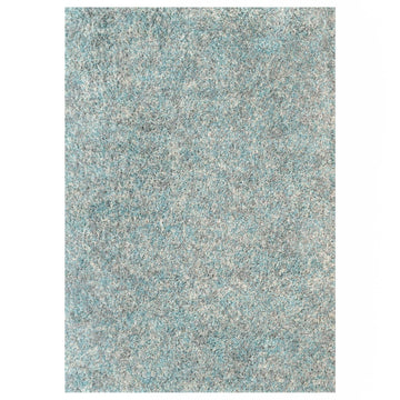 Soft Mottled Duck Egg Shaggy Area Rug