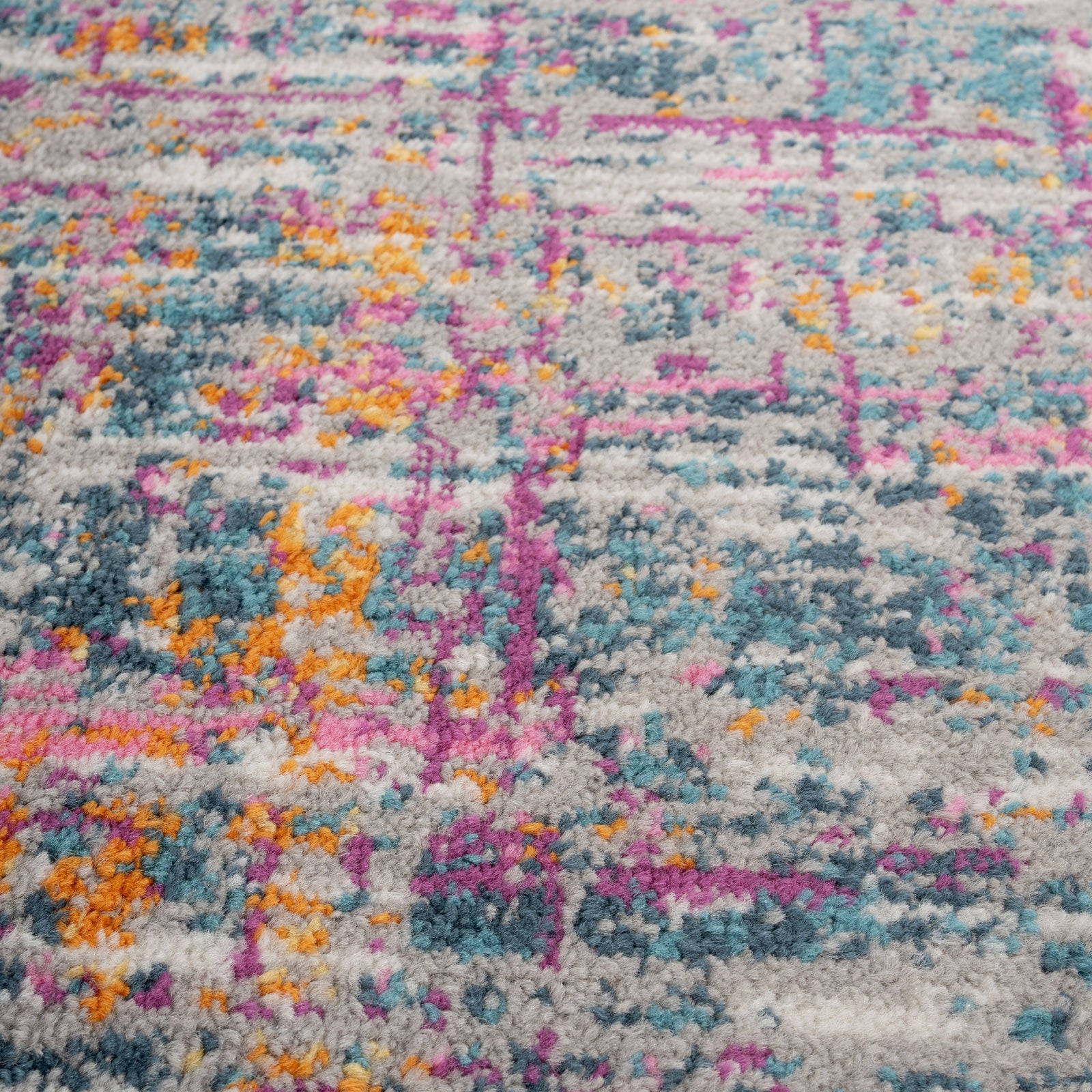 Colourful Tweed Effect Rug - Viva