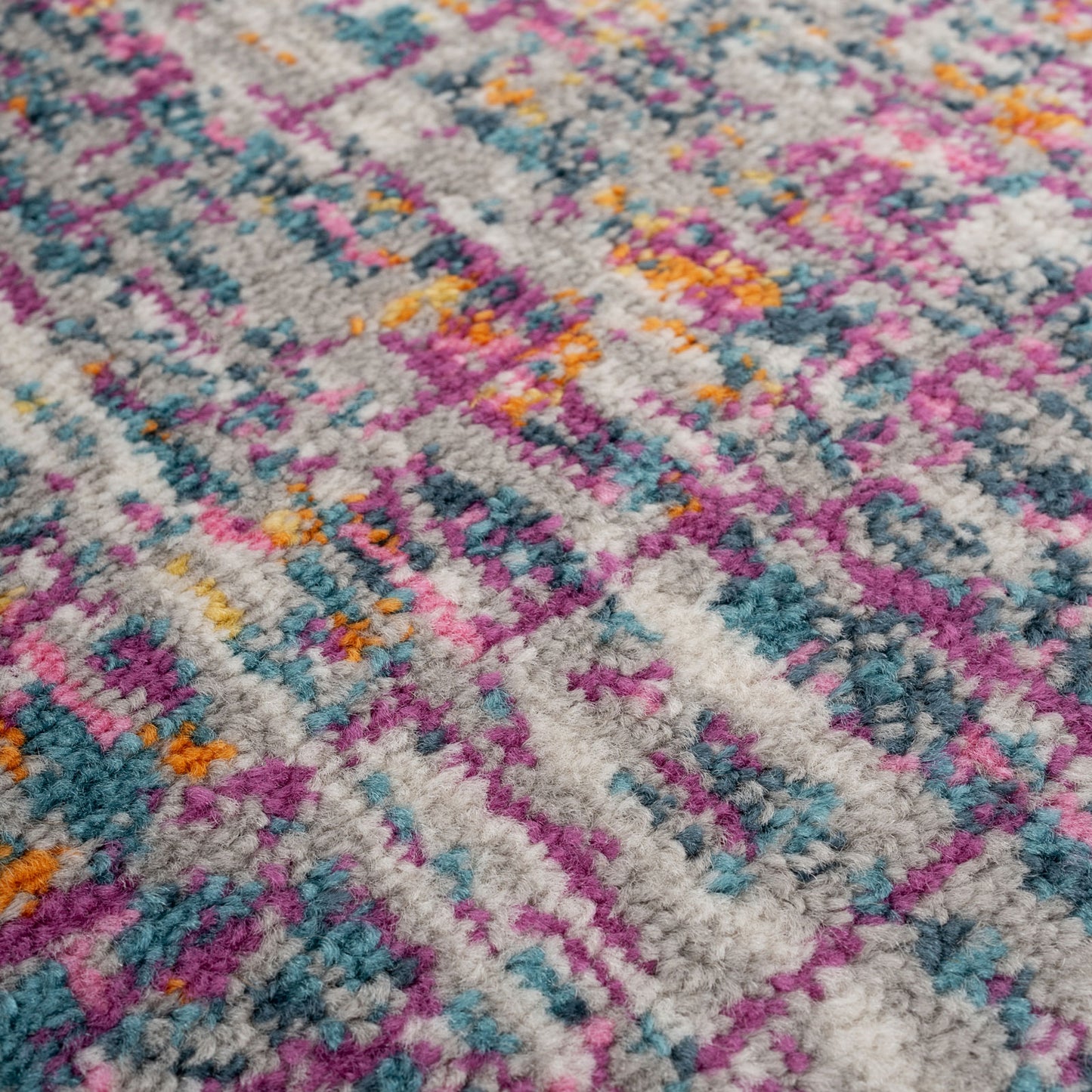 Colourful Tweed Effect Rug - Viva