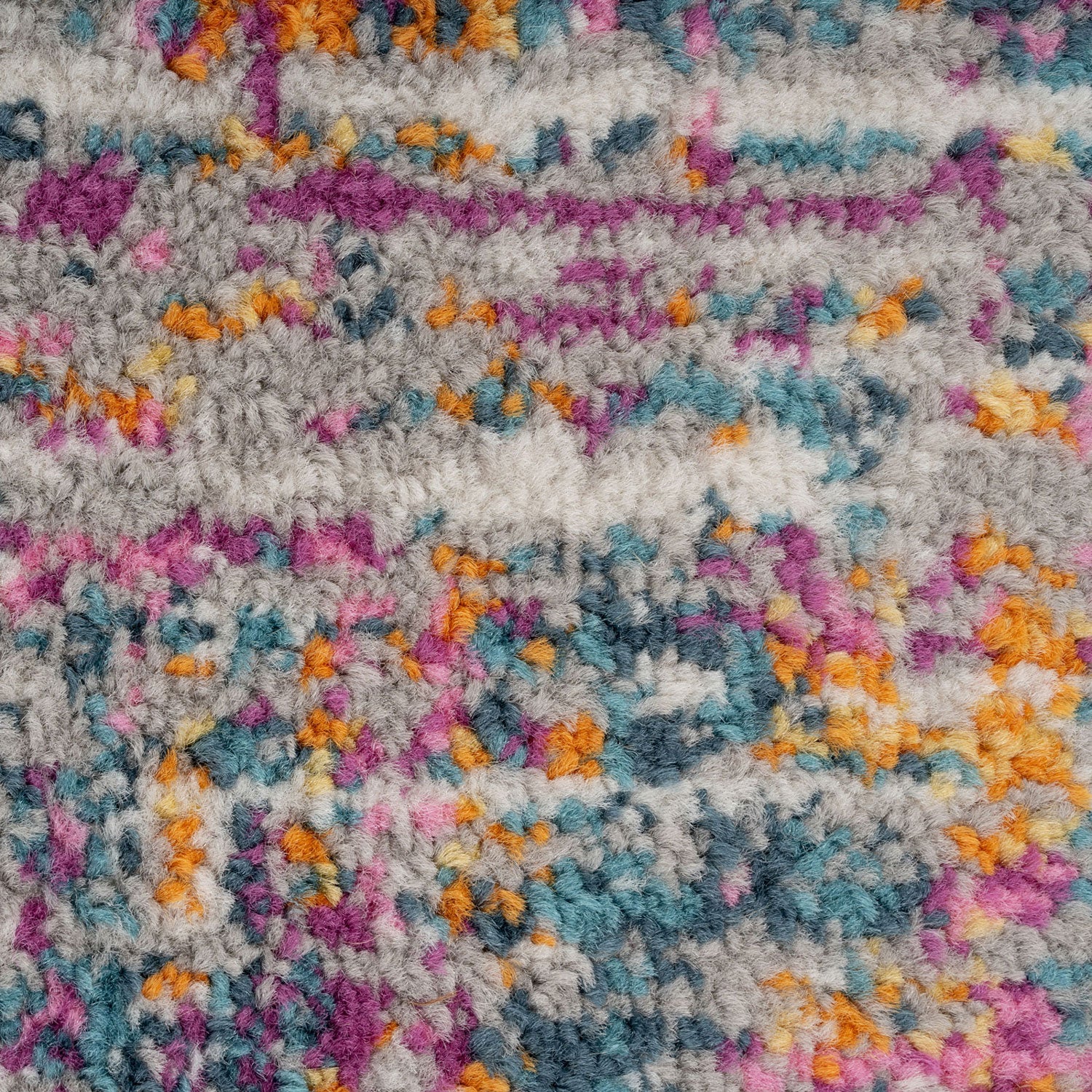 Colourful Tweed Effect Rug - Viva