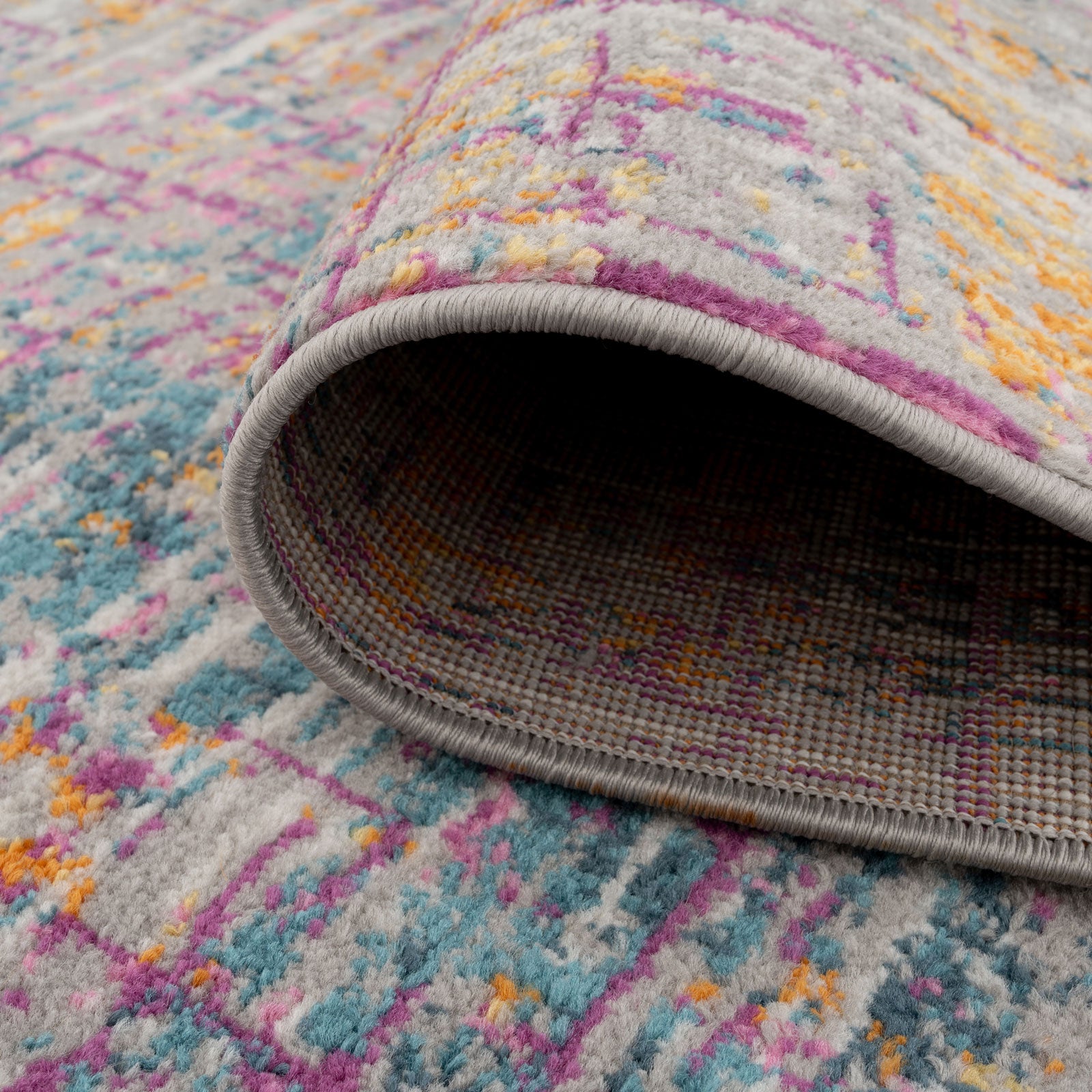 Colourful Tweed Effect Rug - Viva