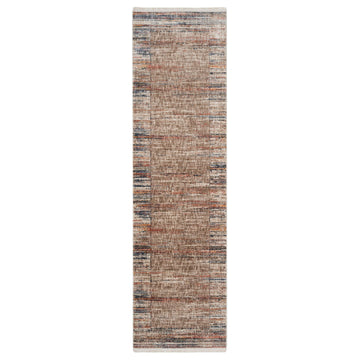 Multicolour Woven Border Runner Rug