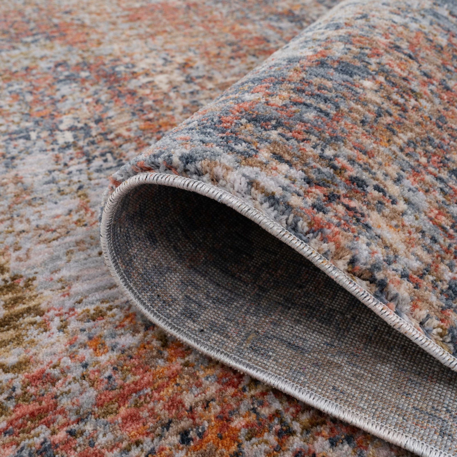 Subtle Rustic Abstract Runner - Amina