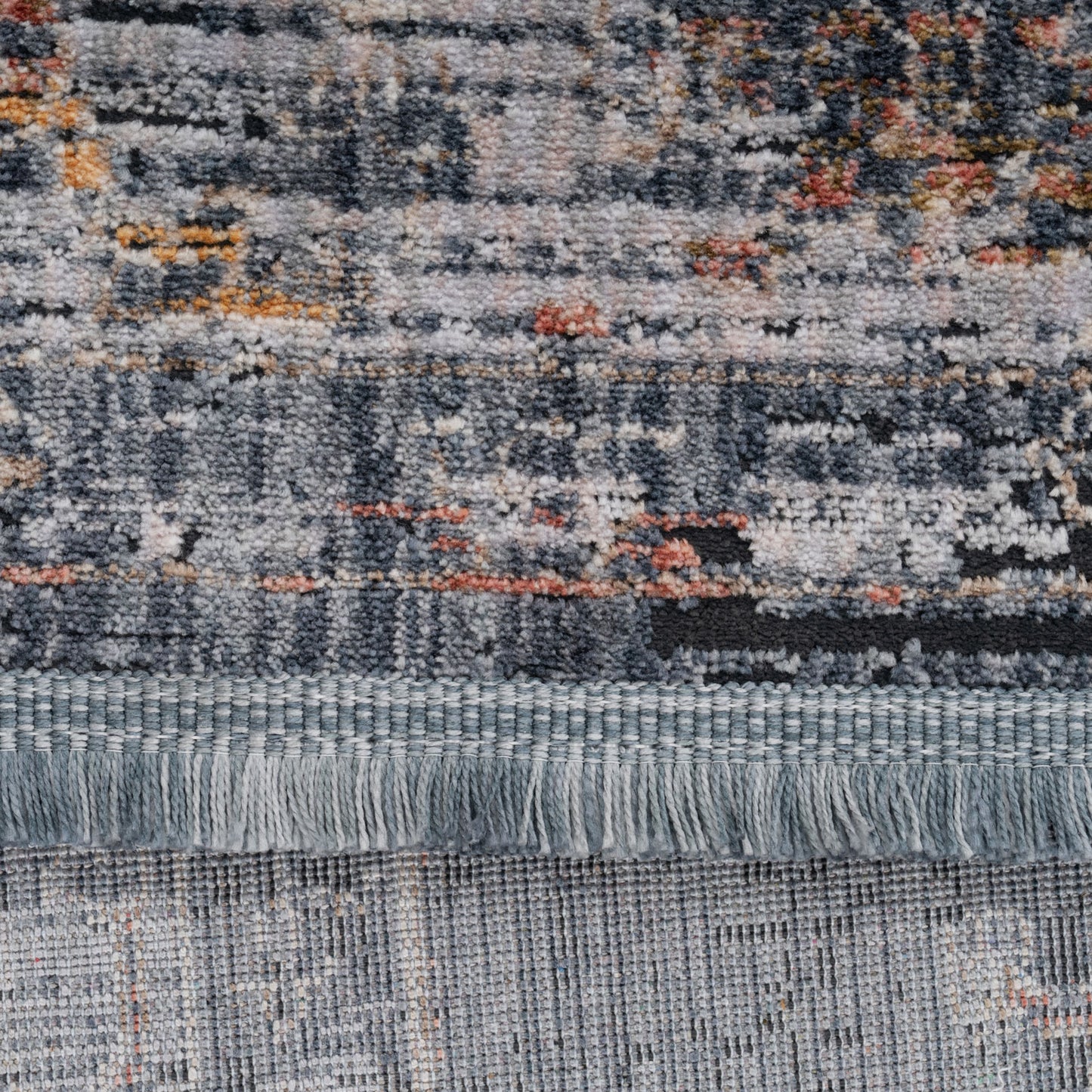 Blue Floral Tapestry Area Rug