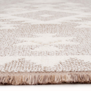 Grey Scandi Tribal Motif Rug - Bea