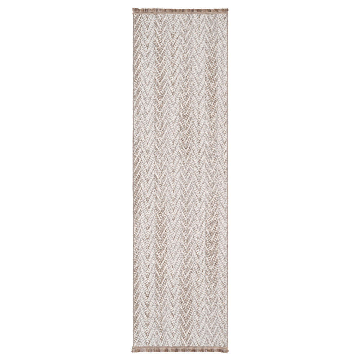 Grey Herringbone Area Rug - Noa