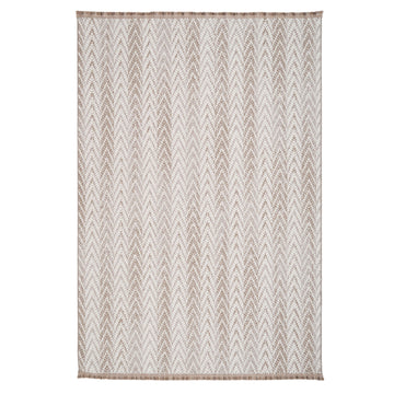 Grey Herringbone Area Rug - Noa