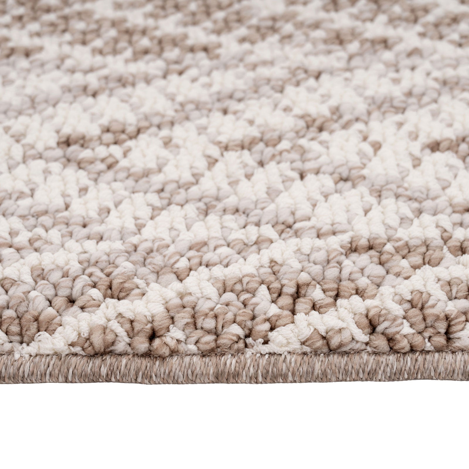 Grey Herringbone Area Rug - Noa