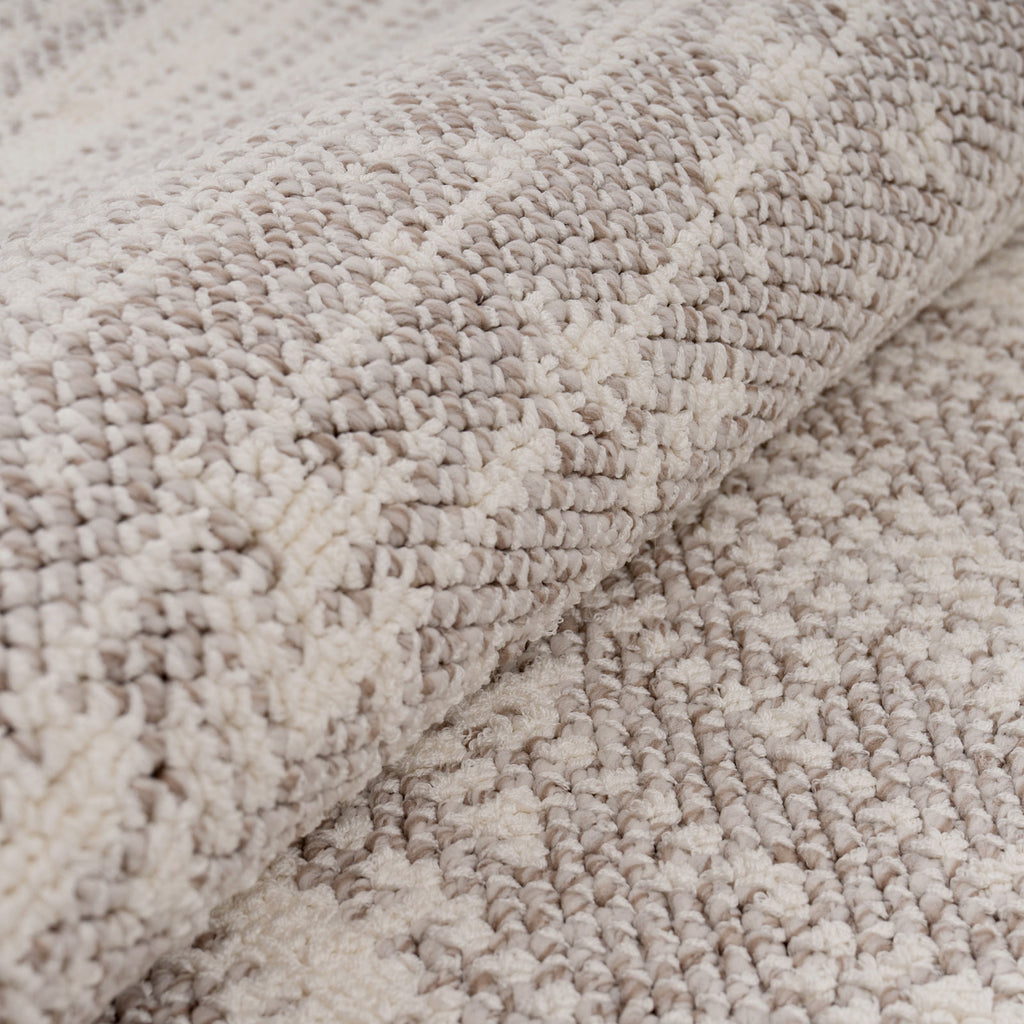 Beige Abstract Scandi Rug - Teva | Living Room Rugs | Kukoon Rugs Online