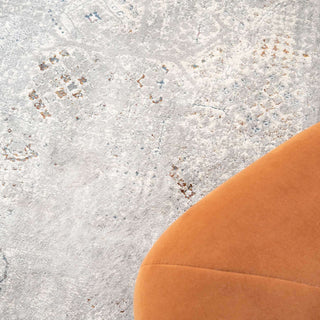 Vintage Grey Washed Effect Living Room Rug