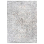 Vintage Grey Washed Effect Living Room Rug