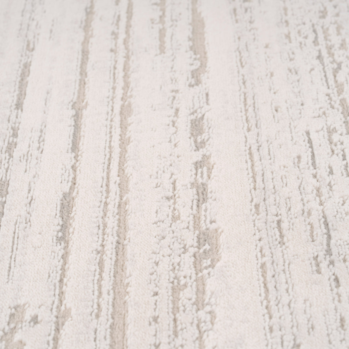 Distressed Greige Bordered Rug - Libby