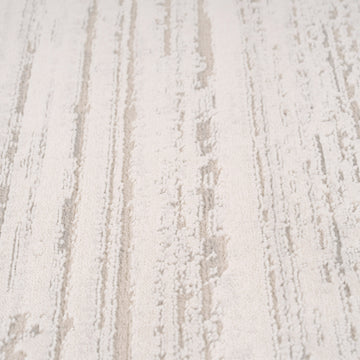 Distressed Abstract Beige Runner - Libby