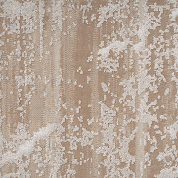 Distressed Greige Bordered Runner - Lena