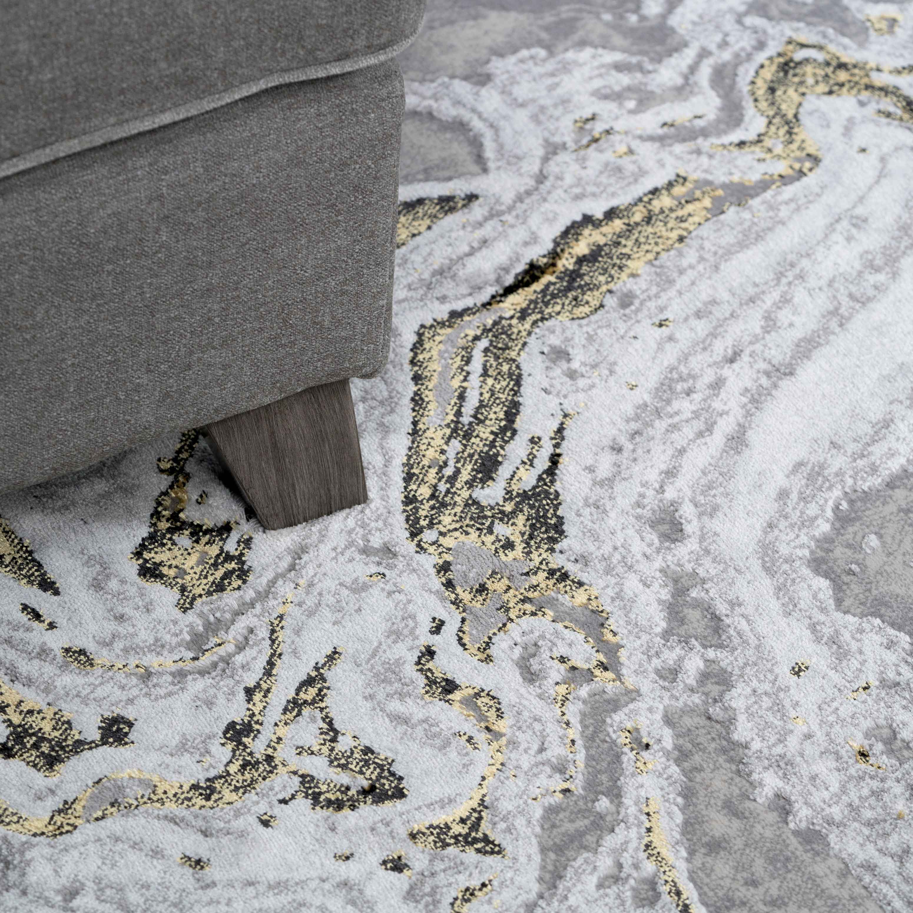 Gold Button Rug Texture Gold Abstract Swirl Pattern Living Room Rugs - Marble | Living Room ...