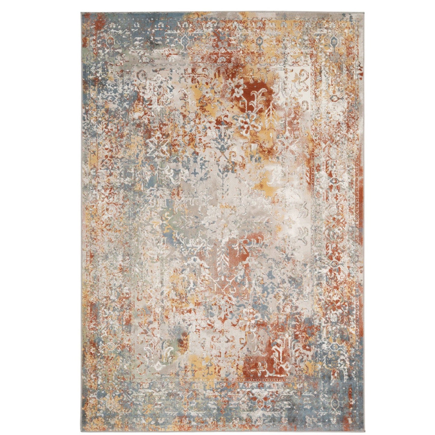 Rustic Colourful Boho Area Rug - Aiyana | Living Room Rugs | Kukoon ...