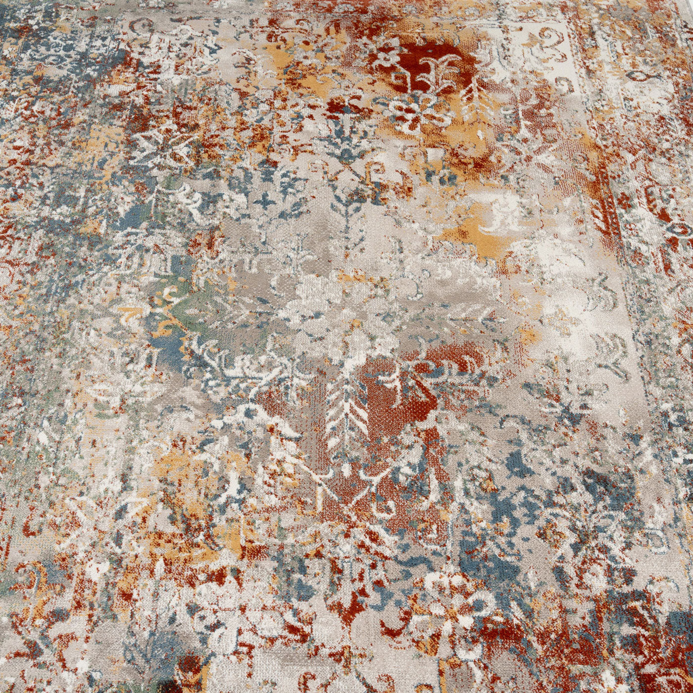 Rustic Colourful Boho Area Rug - Aiyana