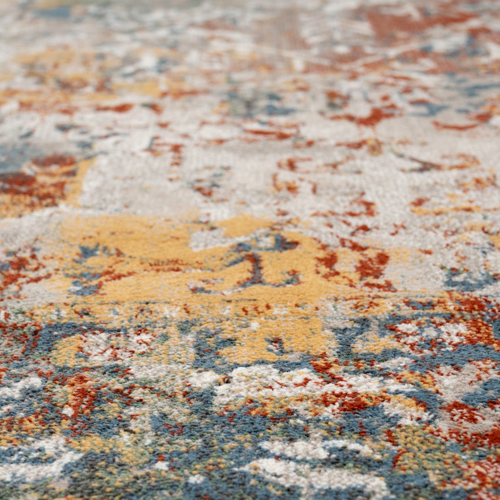 Rustic Colourful Boho Area Rug - Aiyana