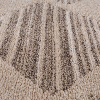 Neutral Diamond Pattern Area Rug - Lucas