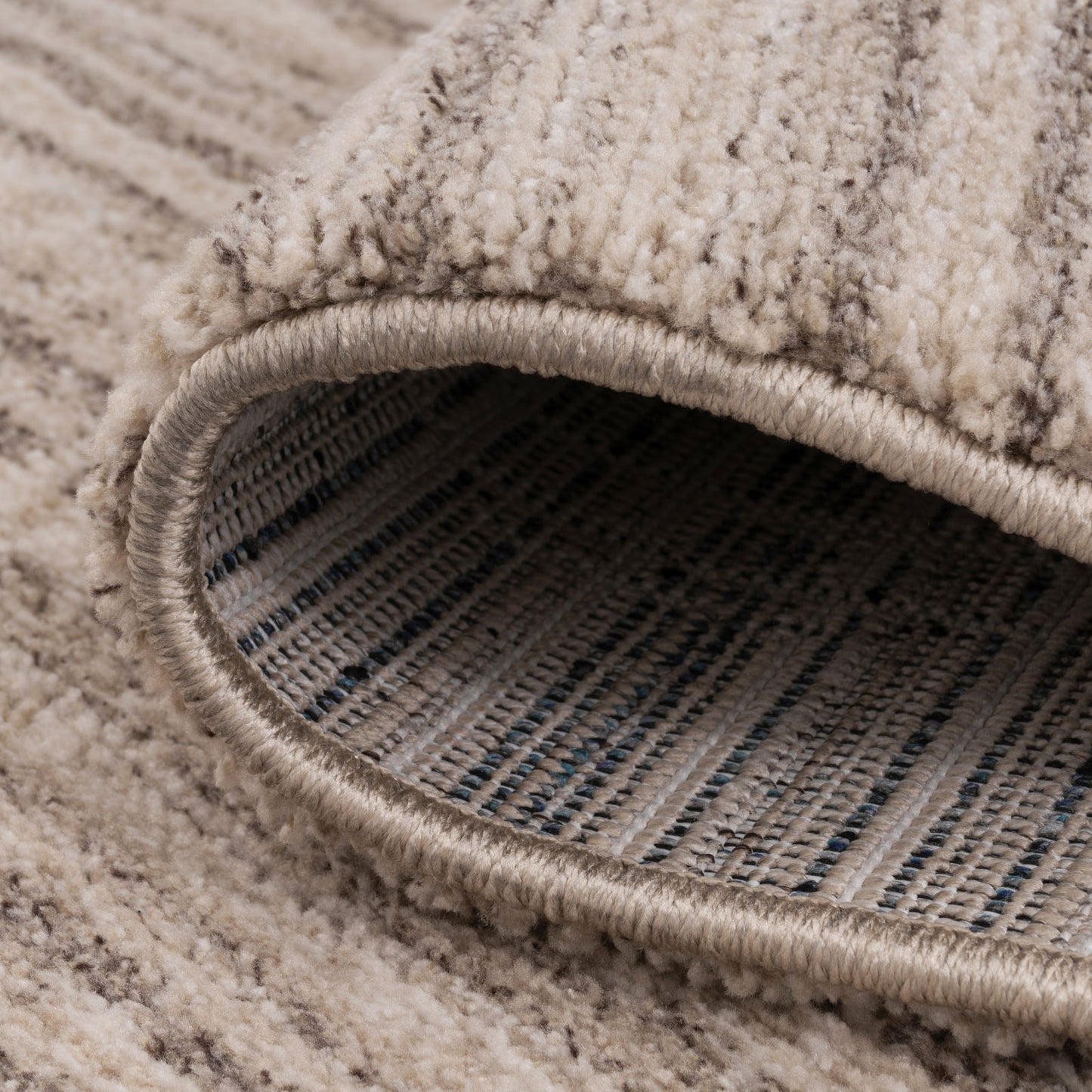 Subtle Beige Border Living Room Rug - Manon | Scandi Rugs | Kukoon Rugs ...