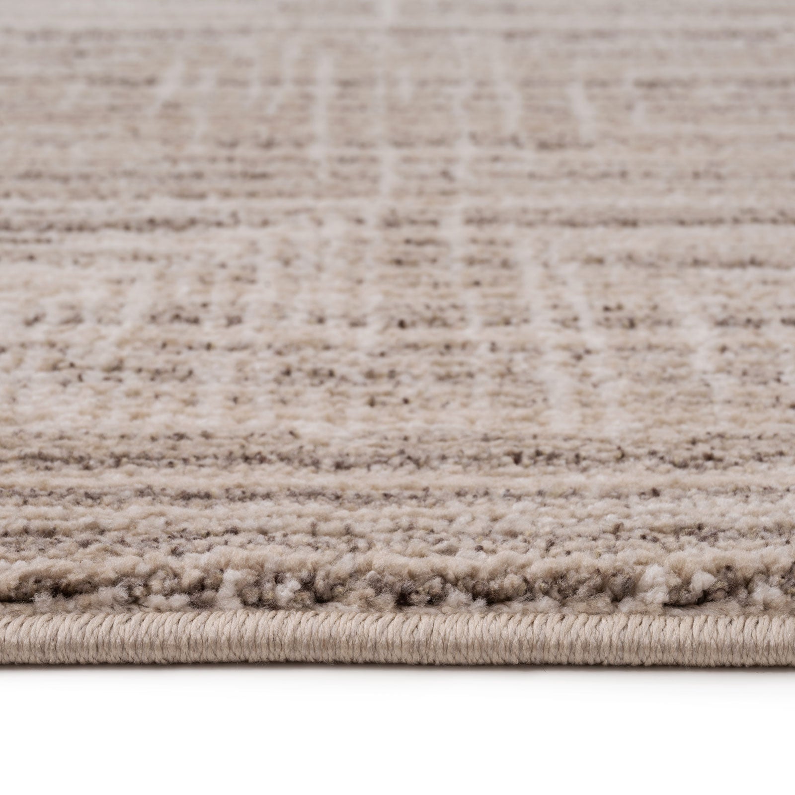 Subtle Beige Geometric Area Rug - Noah