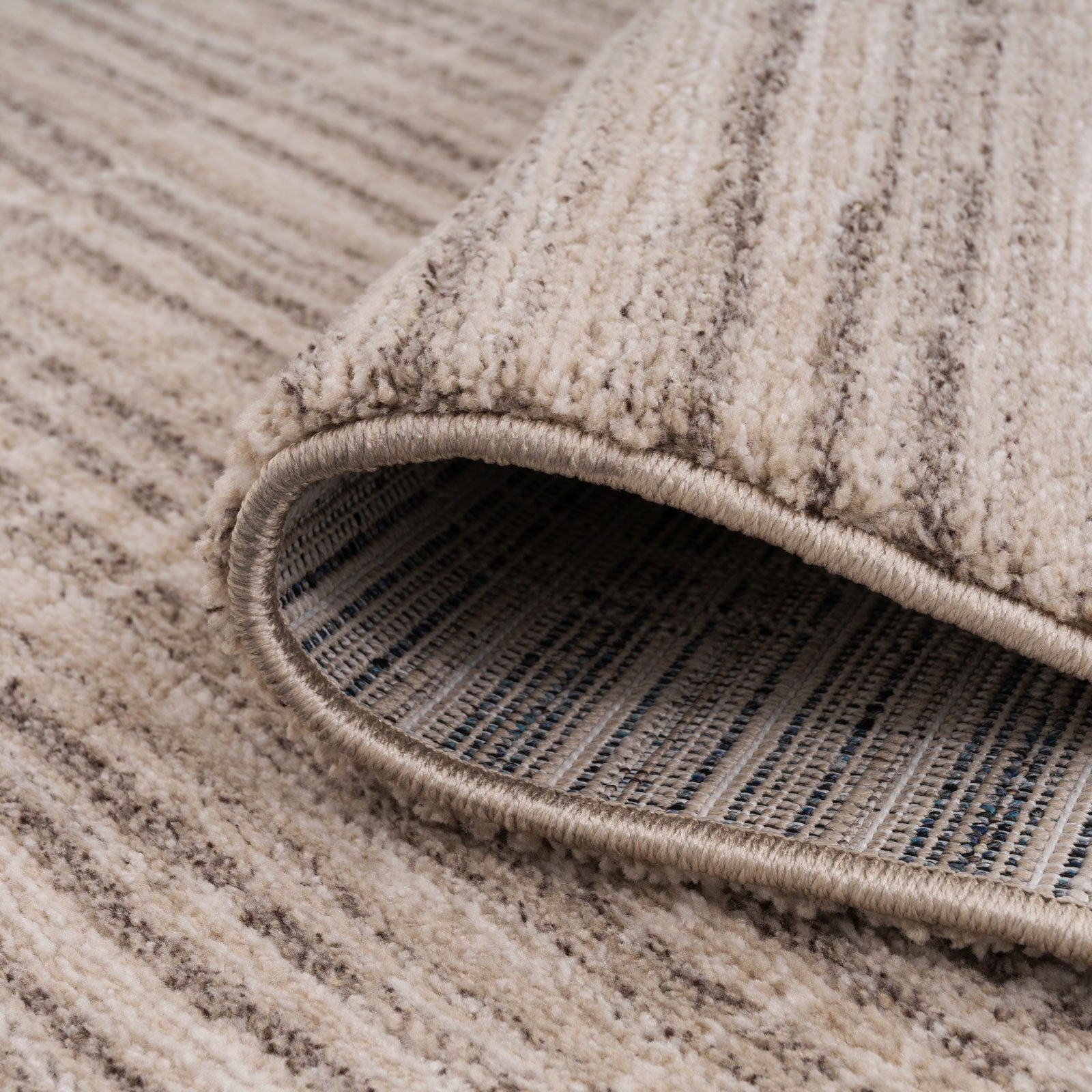 Subtle Beige Geometric Area Rug - Noah