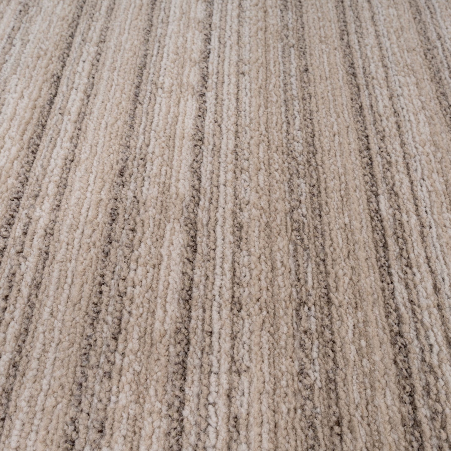 Beige Linear Bordered Area Rug - Rin