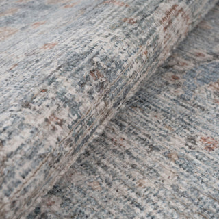 Vintage Blue Terra Floral Rug - Atticus