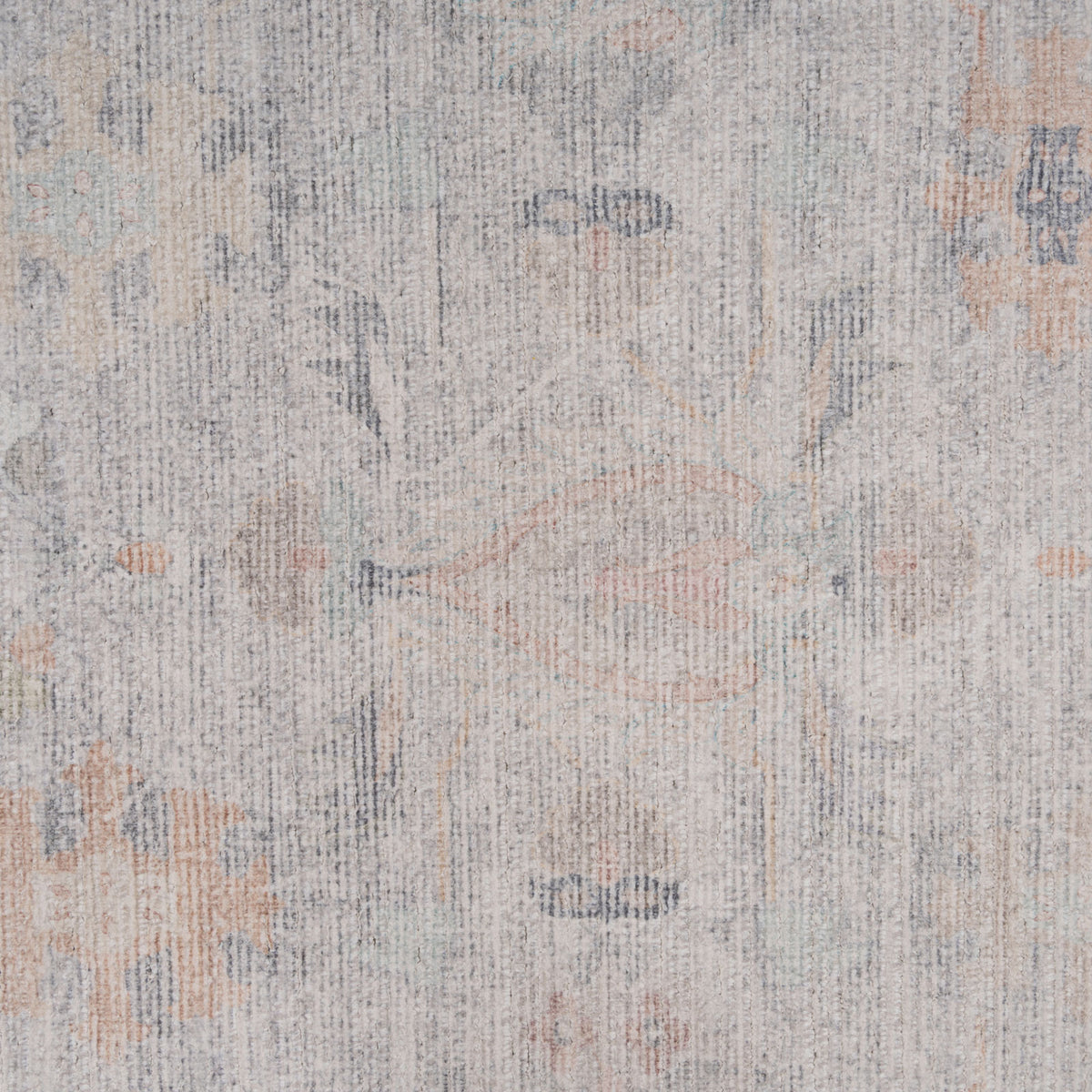 Vintage Multicolour Floral Rug - Audrey