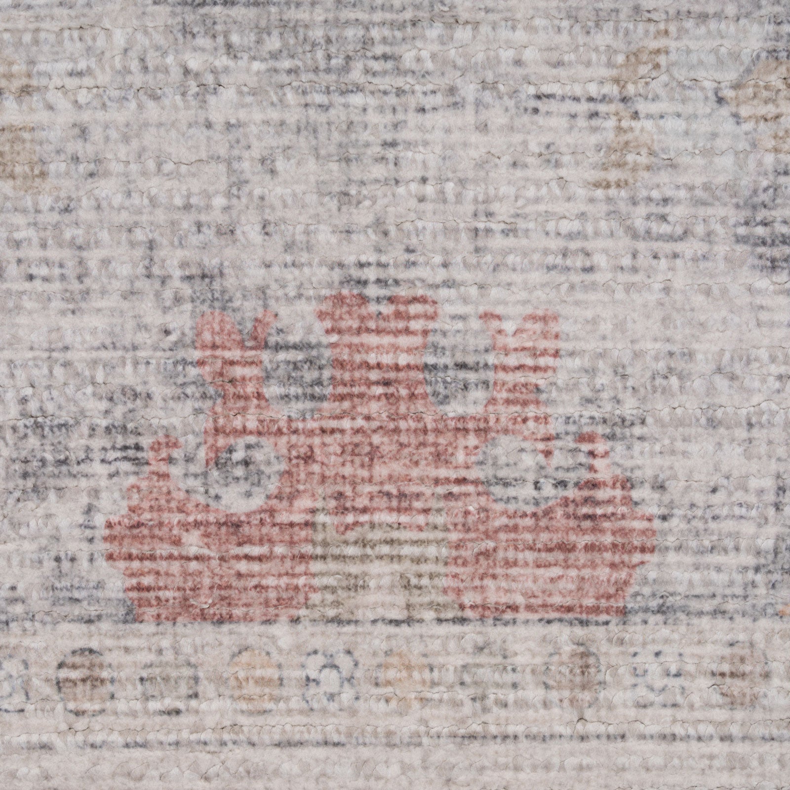 Vintage Multicolour Floral Rug - Audrey