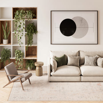 Vintage Multicolour Floral Rug - Audrey