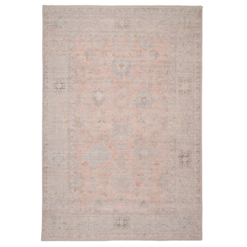 Vintage Coral Pink Chic Rug - Clara