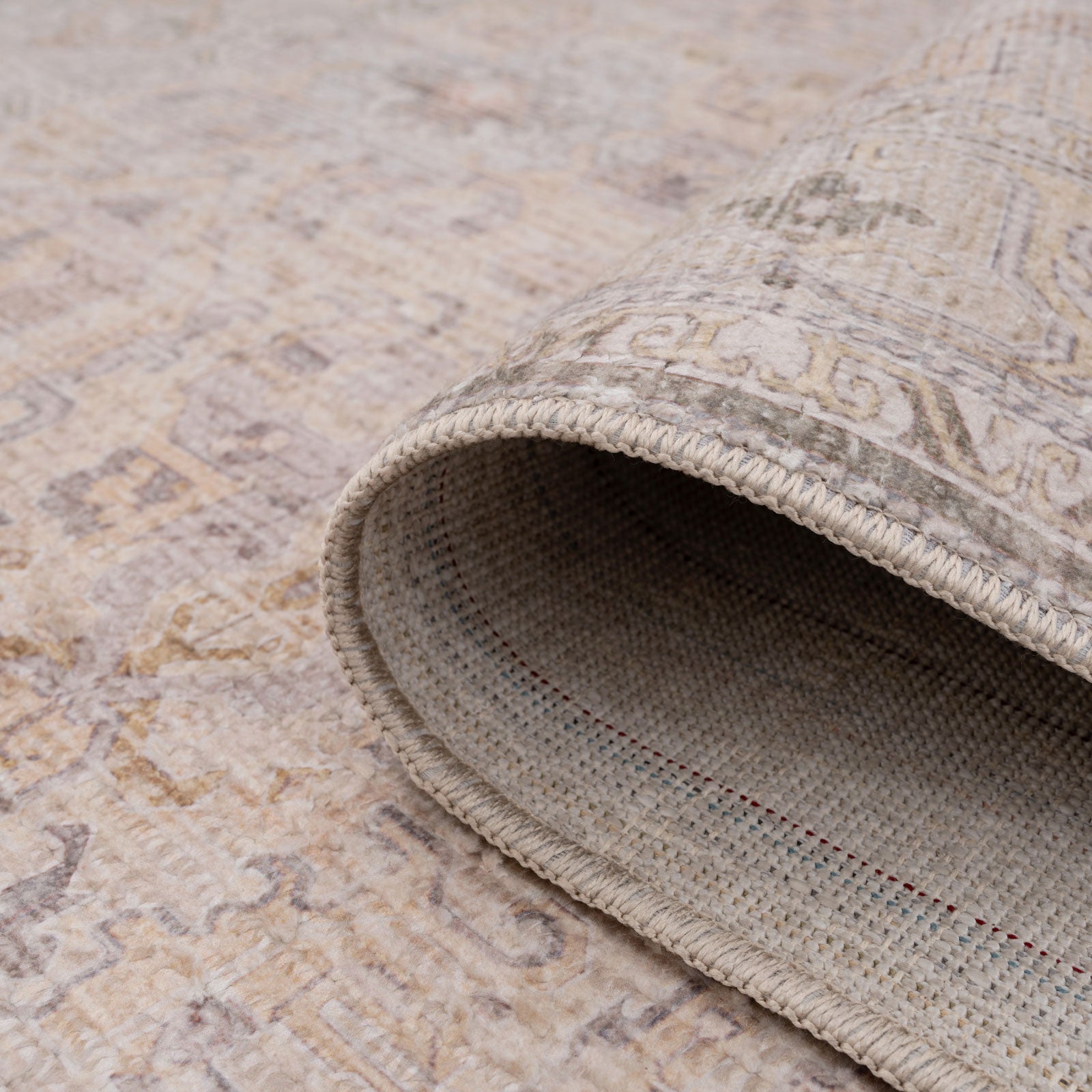 Distressed Yellow Regal Rug - Jade