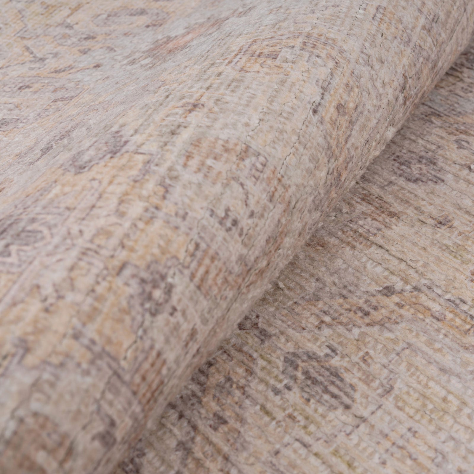 Distressed Yellow Regal Rug - Jade