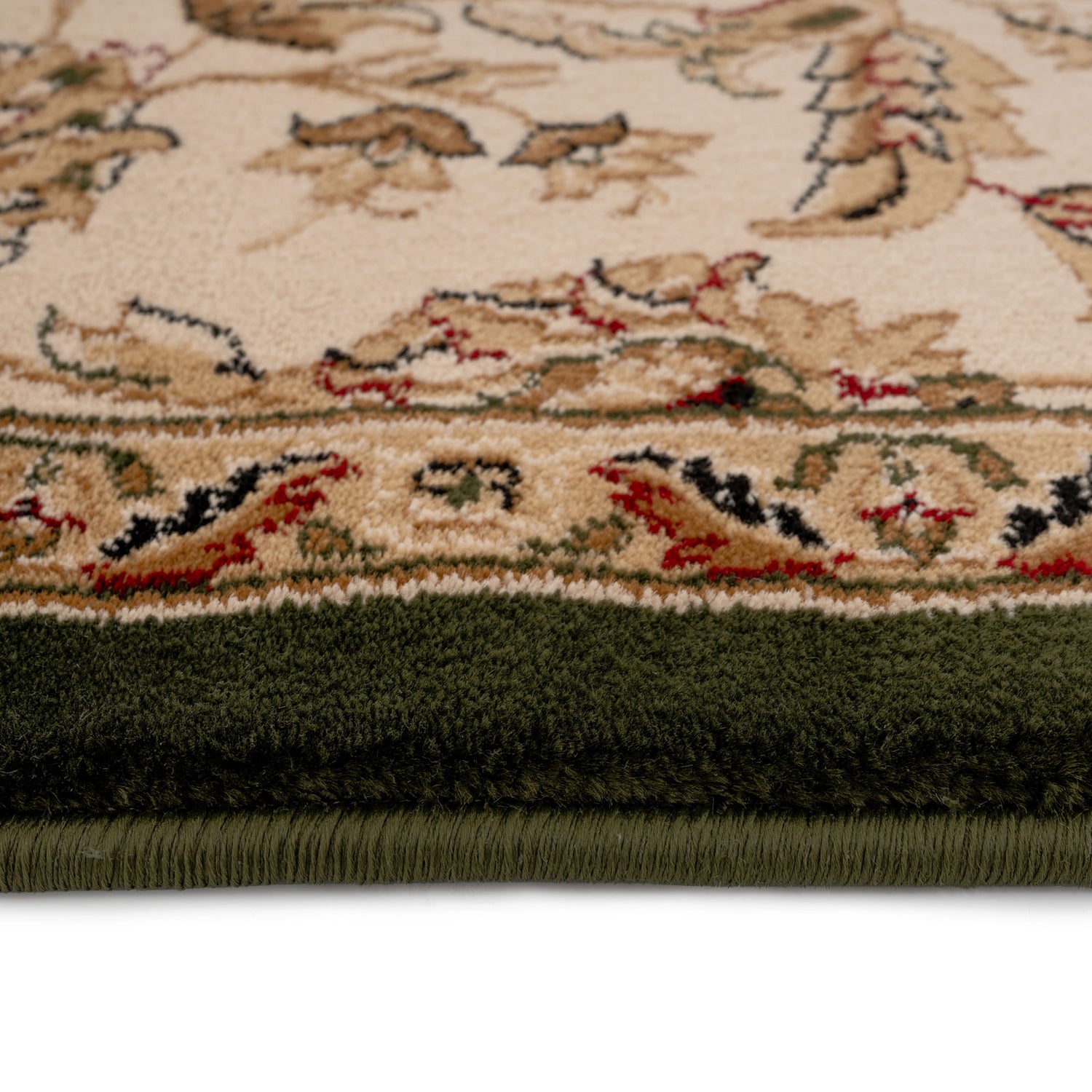 Traditional Green Floral Rug - Koa | Living Room Rugs | Kukoon Rugs Online